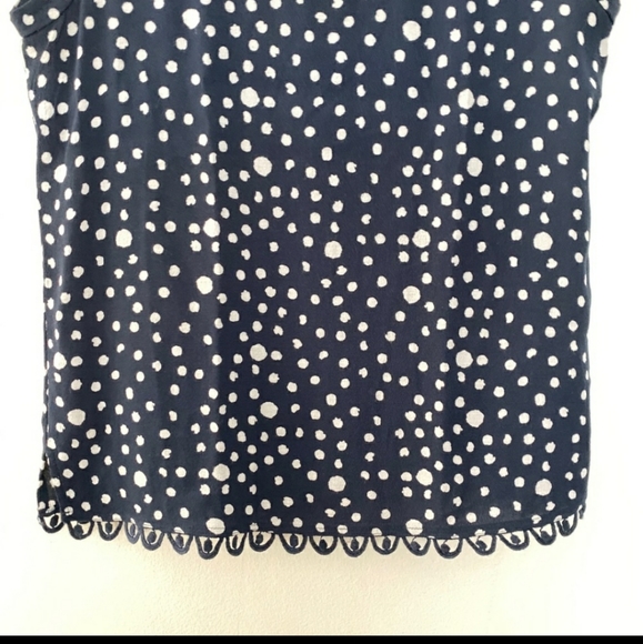 Anthropologie polka dot exposed buttons blouse - Picture 10 of 13